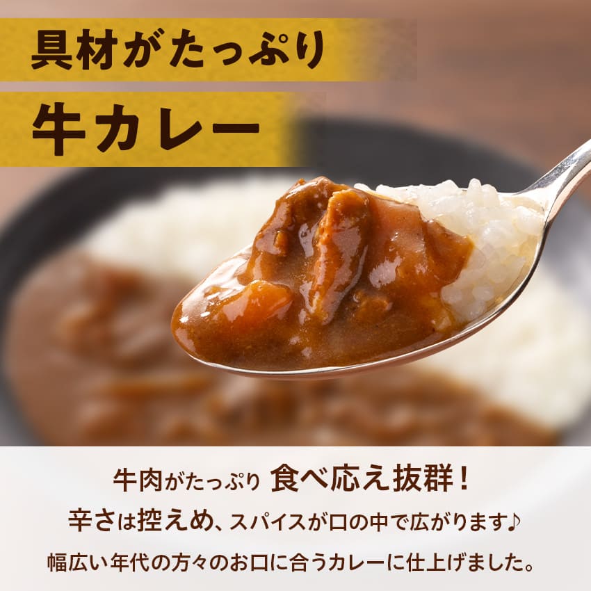 常温保存タイプ 牛カレー20袋