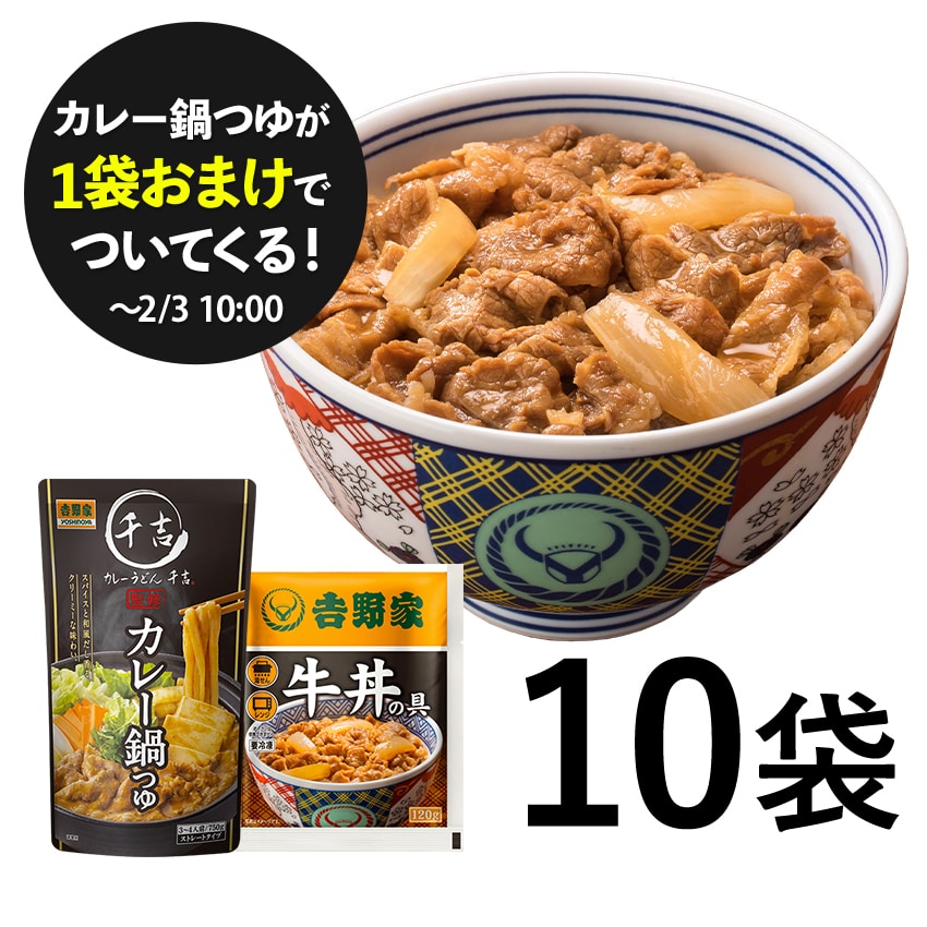 牛丼の具 10袋【冷凍】C