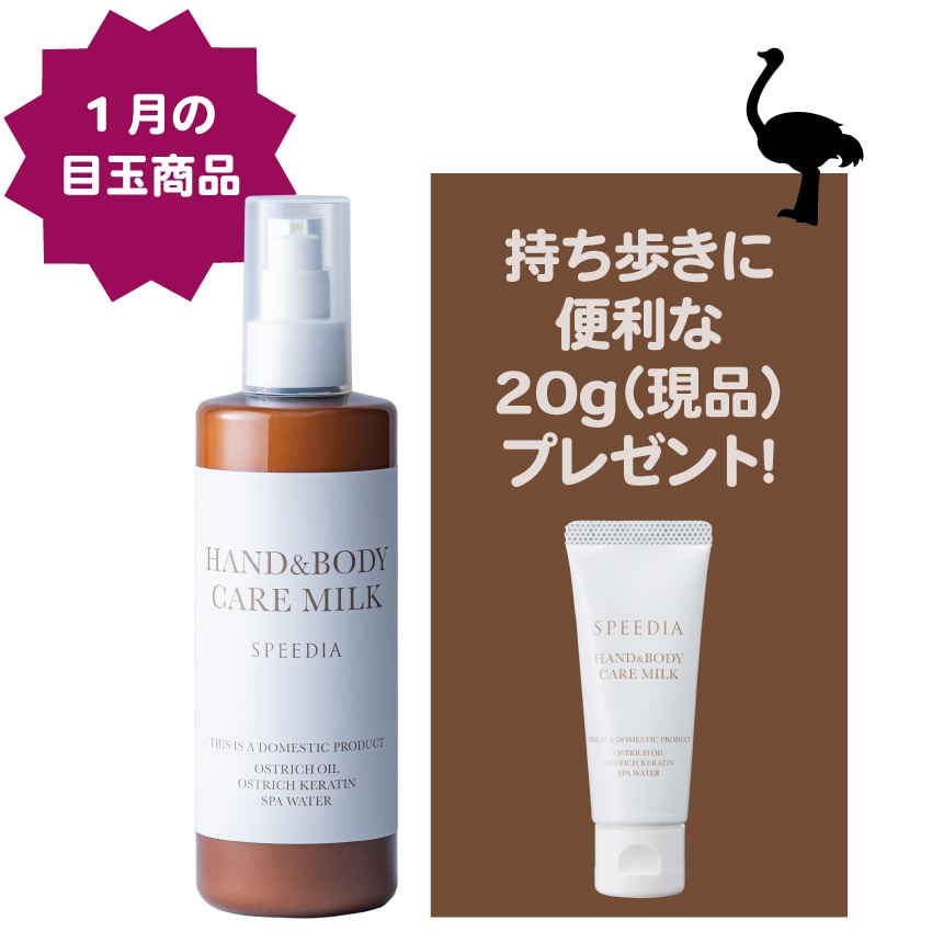 【SPEEDIAの日】SPEEDIA ハンド＆ボディミルク300ml＋20gプレゼント